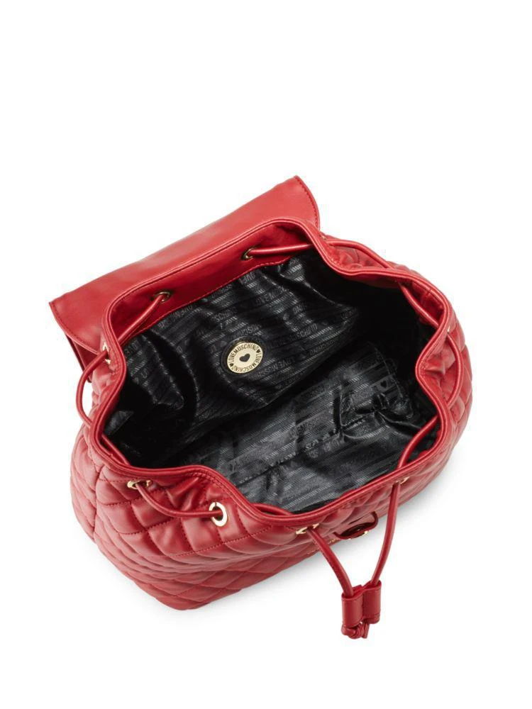 商品Moschino|Quilted Drawstring Backpack,价格¥1337,第2张图片详细描述