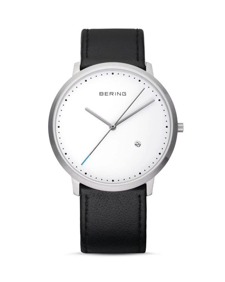 商品Bering|Leather Strap Watch, 39mm,价格¥883,第1张图片