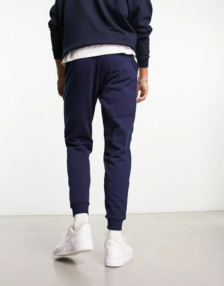 商品ASOS|ASOS DESIGN tapered joggers in navy,价格¥211,第2张图片详细描述