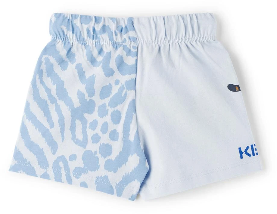 商品Kenzo|Baby White & Blue T-Shirt & Shorts Set,价格¥1318,第5张图片详细描述