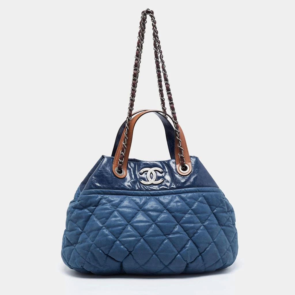 商品[二手商品] Chanel|Chanel Blue Iridescent Quilted Leather Large In-the-Mix Shoulder Bag,价格¥9465,第1张图片
