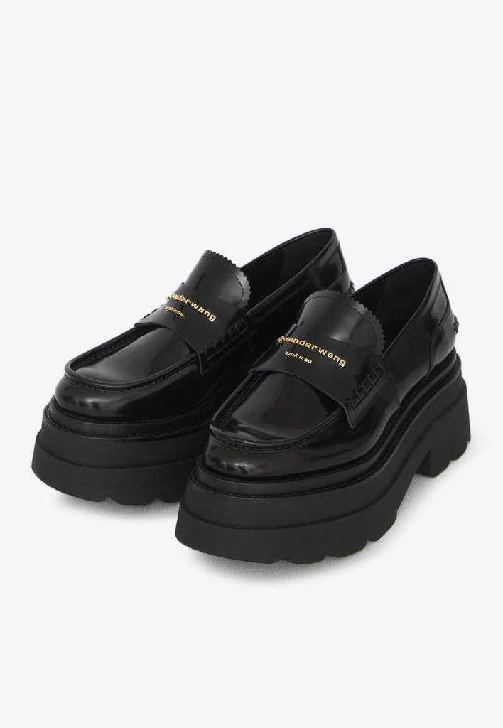 商品Alexander Wang|Carter Platform Loafers in Calf Leather,价格¥7645,第4张图片详细描述