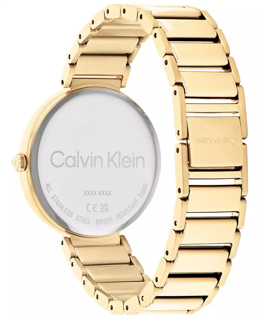 商品Calvin Klein|Gold-Tone Bracelet Watch 36mm,价格¥1273,第3张图片详细描述