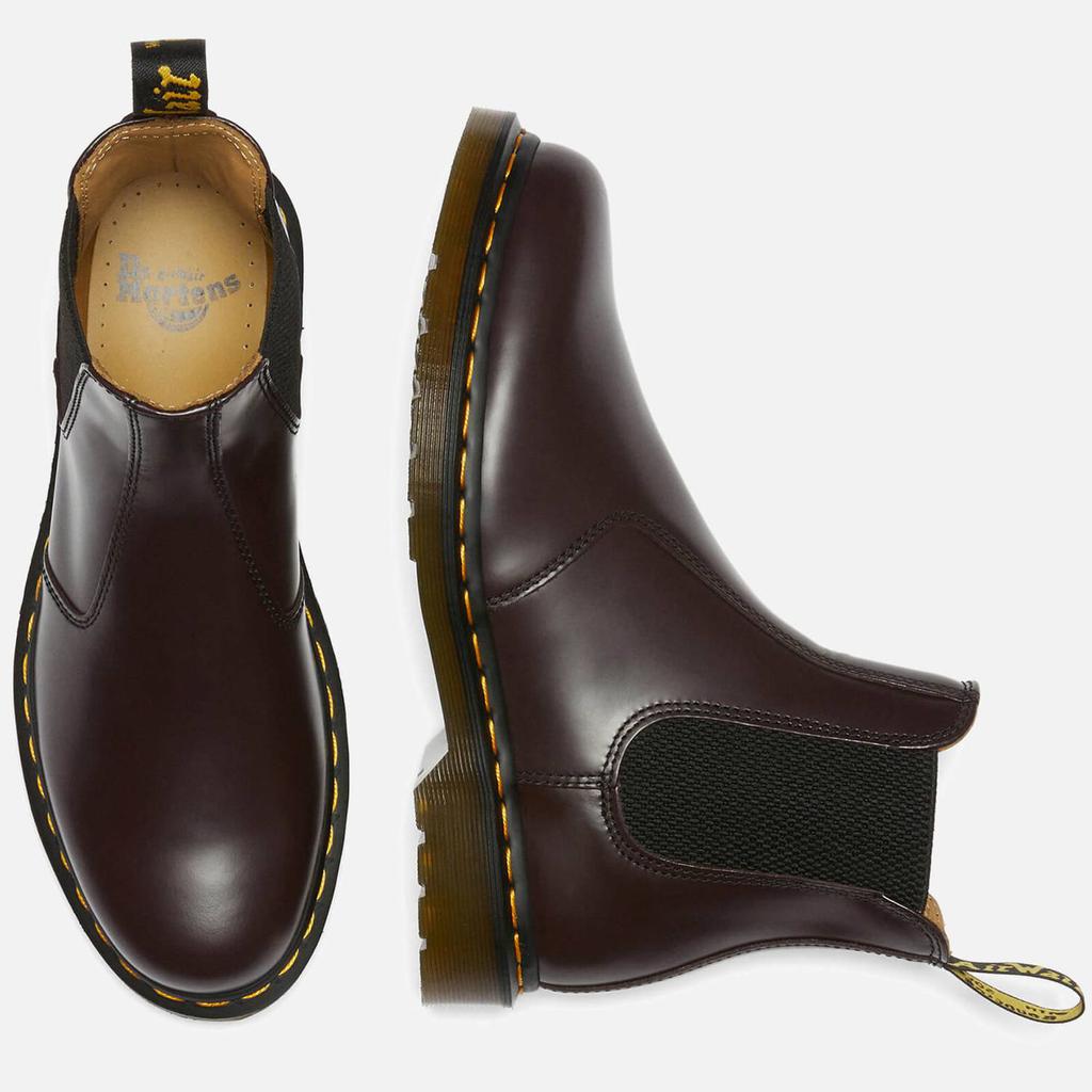 Dr. Martens Men's 2976 Smooth Leather Chelsea Boots - Burgundy商品第5张图片规格展示