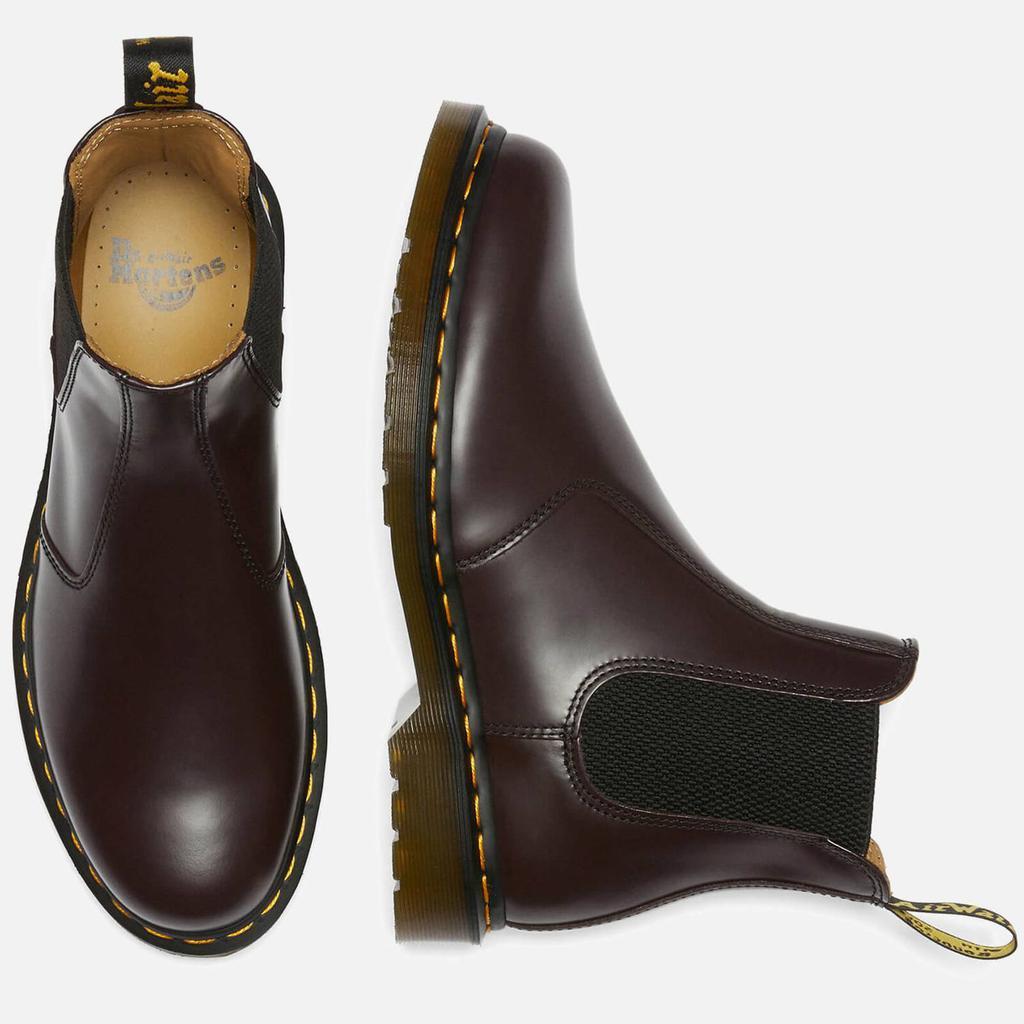 商品Dr. Martens|Dr. Martens Men's 2976 Smooth Leather Chelsea Boots - Burgundy,价格¥1416,第7张图片详细描述