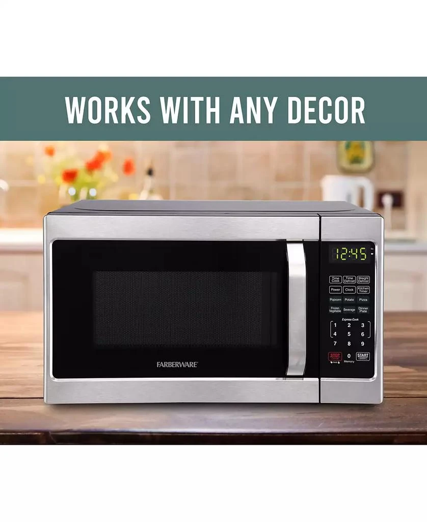 商品Farberware|Classic 0.7 Cu. Ft. 700-Watt Microwave Oven,价格¥606,第2张图片详细描述