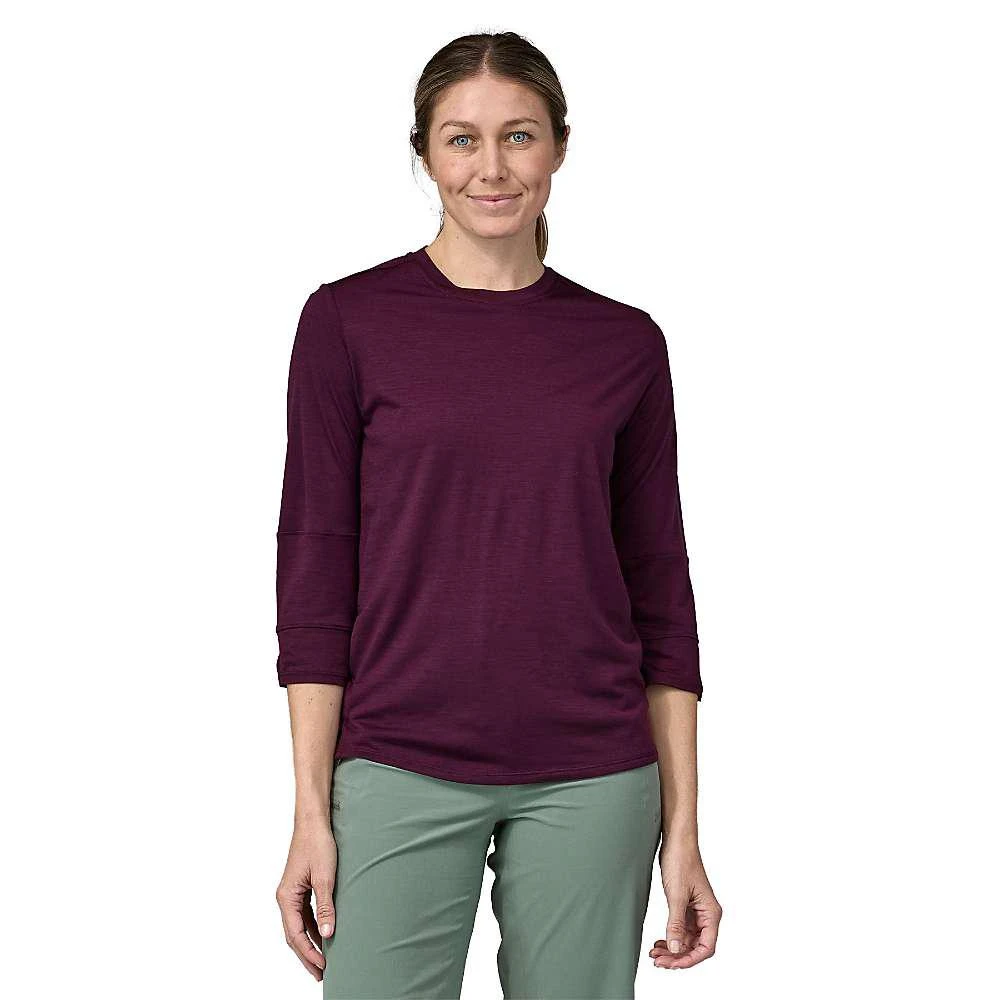 商品Patagonia|Women's Merino 3/4 Sleeve Bike Jersey,价格¥465,第2张图片详细描述