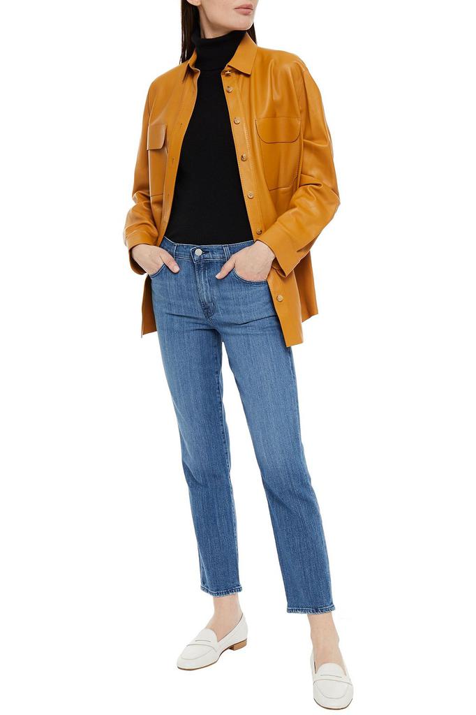 Adele faded mid-rise slim-leg jeans商品第4张图片规格展示
