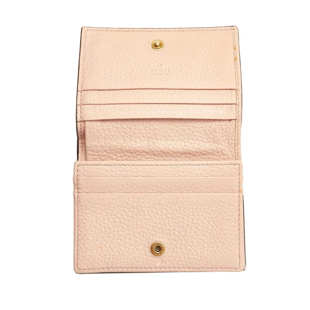 商品[二手商品] Gucci|Gucci Pink Blind for Love Leather Small Wallet,价格¥3673,第5张图片详细描述