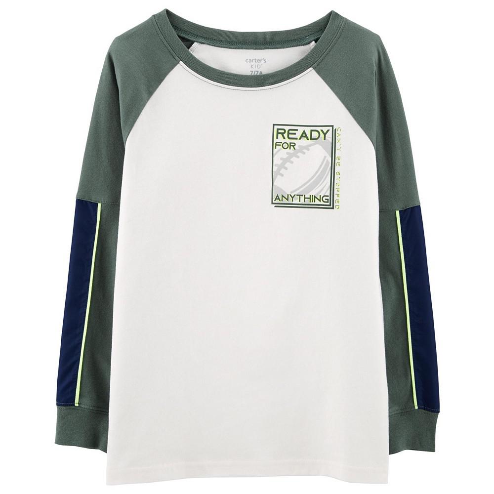 Little Boys Varsity Raglan T-shirt商品第1张图片规格展示