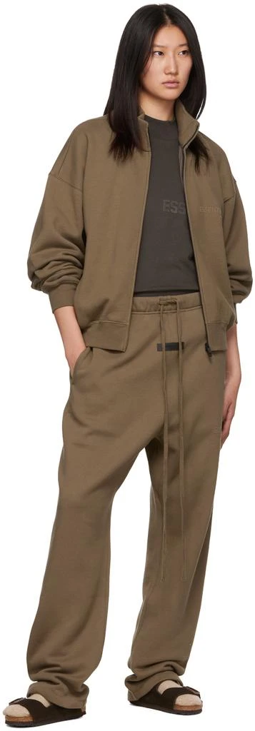 商品Essentials|Brown Full Zip Jacket,价格¥320,第4张图片详细描述