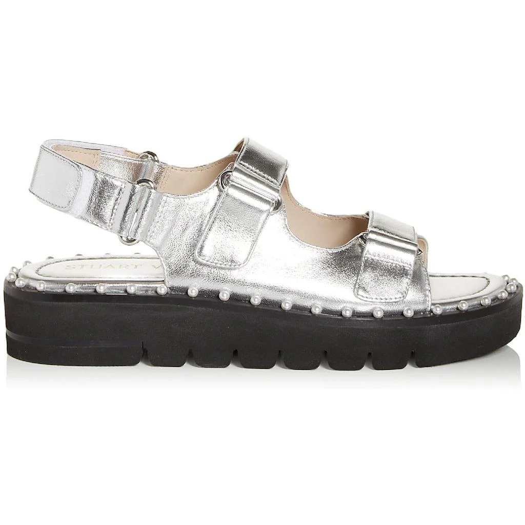 商品Stuart Weitzman|Stuart Weitzman Womens Zoe Lift Leather Slingback Flatform Sandals,价格¥558,第1张图片