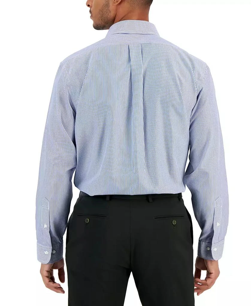 商品Brooks Brothers|Men's Regular Fit Non-Iron Spread Collar Bengal Stripe Broadcloth Dress Shirt,价格¥330,第2张图片详细描述