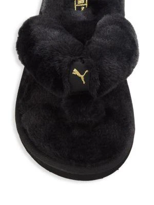 商品Puma|Faux Fur Flip Flops,价格¥119,第5张图片详细描述