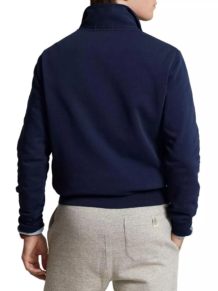 商品Ralph Lauren|Half-Zip Fleece Long-Sleeve Polo Sweatshirt,价格¥855,第4张图片详细描述