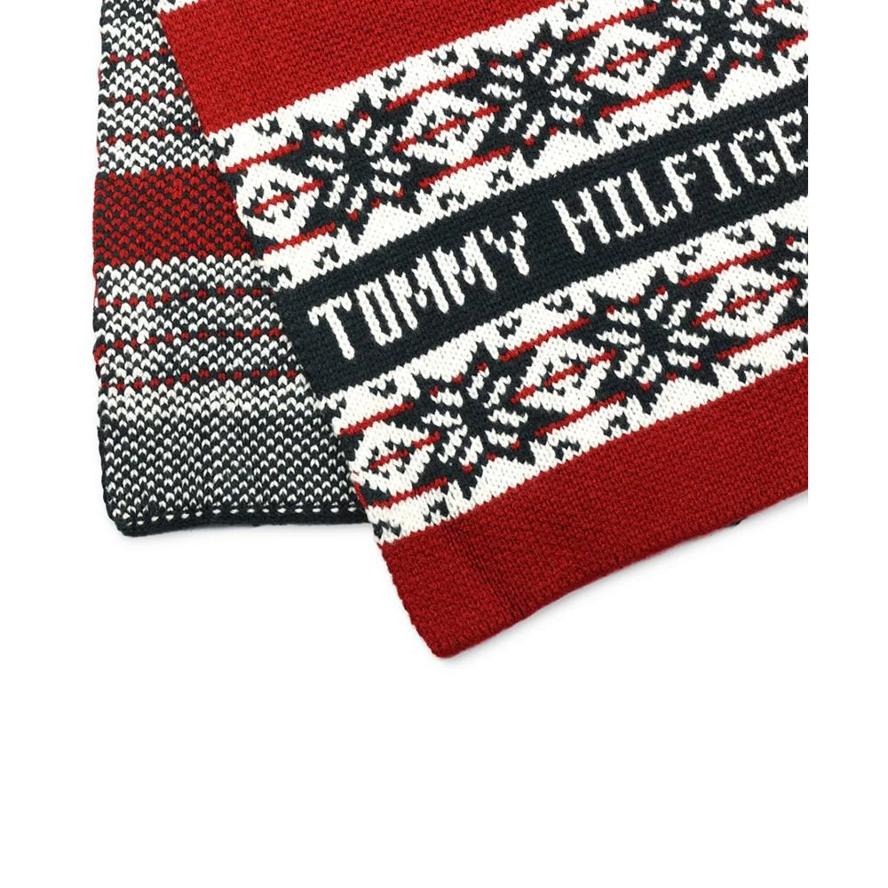 商品Tommy Hilfiger|Men's Snowflake Fair Isle Scarf,价格¥298,第3张图片详细描述