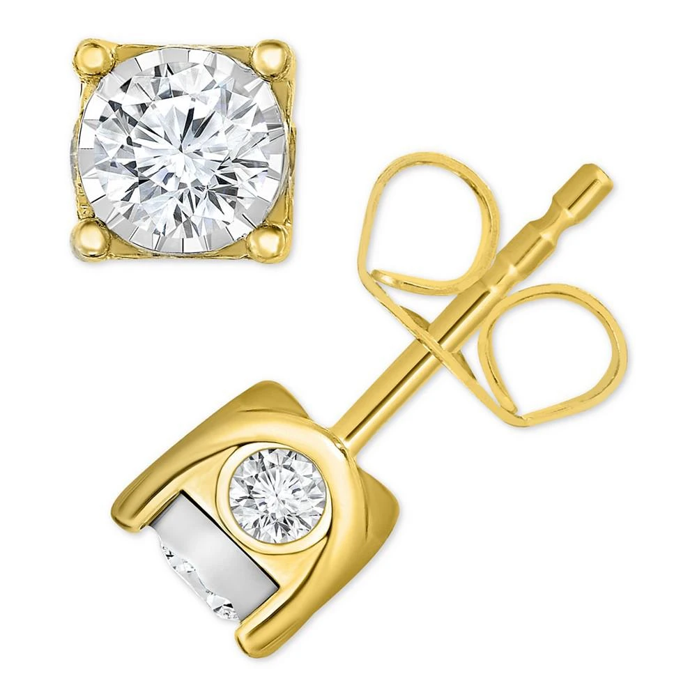 商品TruMiracle|Diamond Stud Earrings (5/8 ct. t.w.) in 14k Gold or White Gold,价格¥6485,第1张图片
