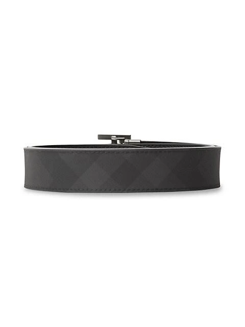商品Burberry|Monogram Motif Leather Belt,价格¥3640,第2张图片详细描述