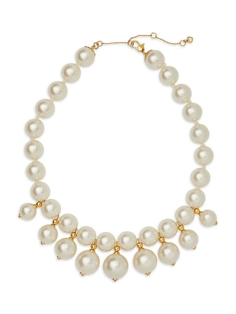商品Kate Spade|Goldtone &amp; Faux Pearl Necklace,价格¥446,第1张图片