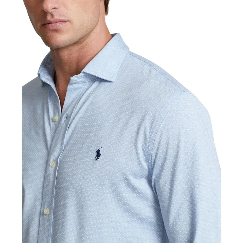商品Ralph Lauren|Men's Dot-Print Jersey Shirt,价格¥318,第3张图片详细描述