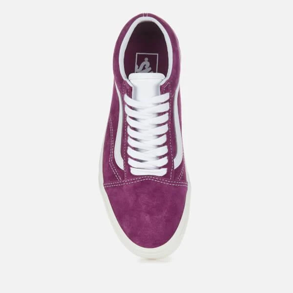 商品Vans|VANS WOMEN'S SUEDE OLD SKOOL TRAINERS - GRAPE JUICE/SNOW WHITE,价格¥316,第3张图片详细描述
