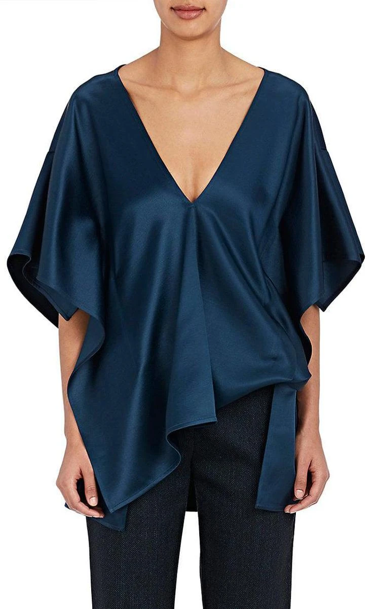商品Sies Marjan|Silky Shantung Poncho,价格¥4700,第1张图片