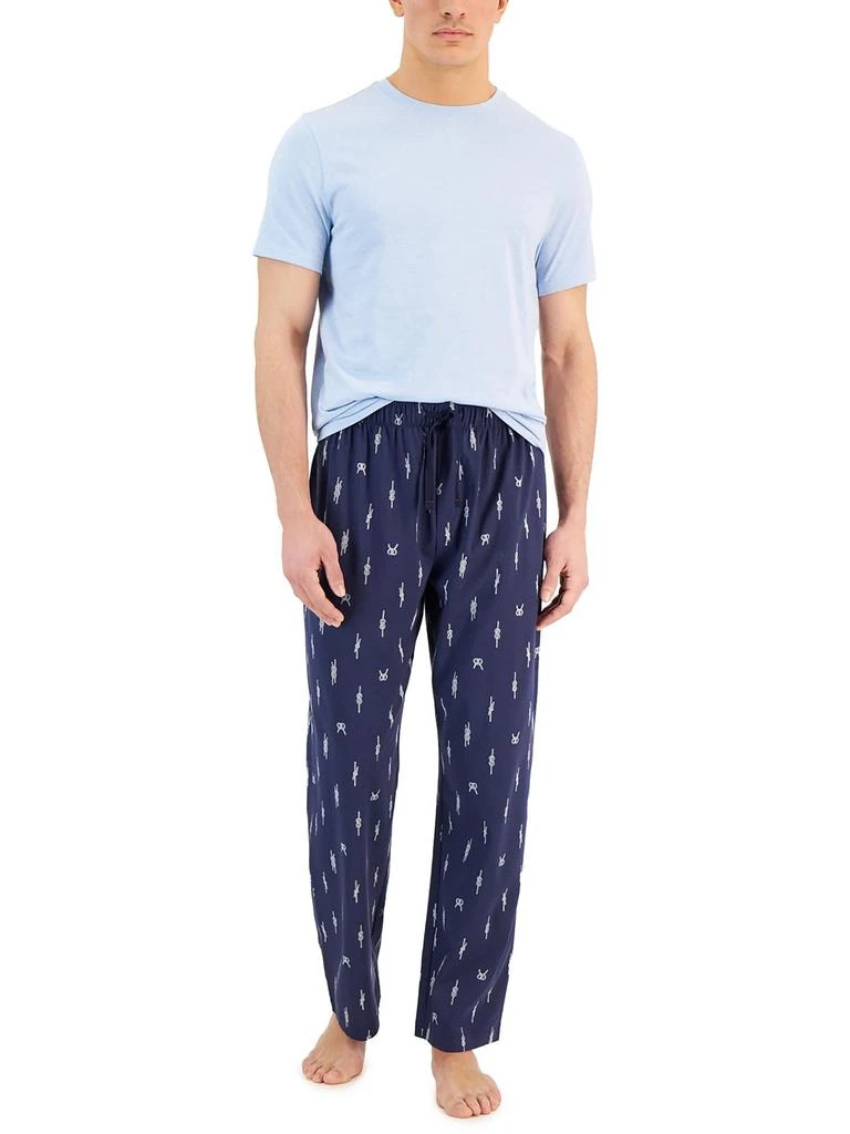 商品Club Room|Mens Printed Cotton Pajama Gift Set,价格¥167,第1张图片