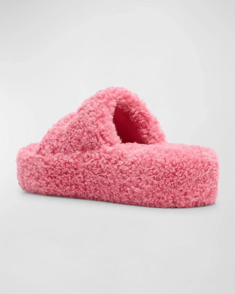 商品Balenciaga|Furry Platform Sandals,价格¥6842,第4张图片详细描述