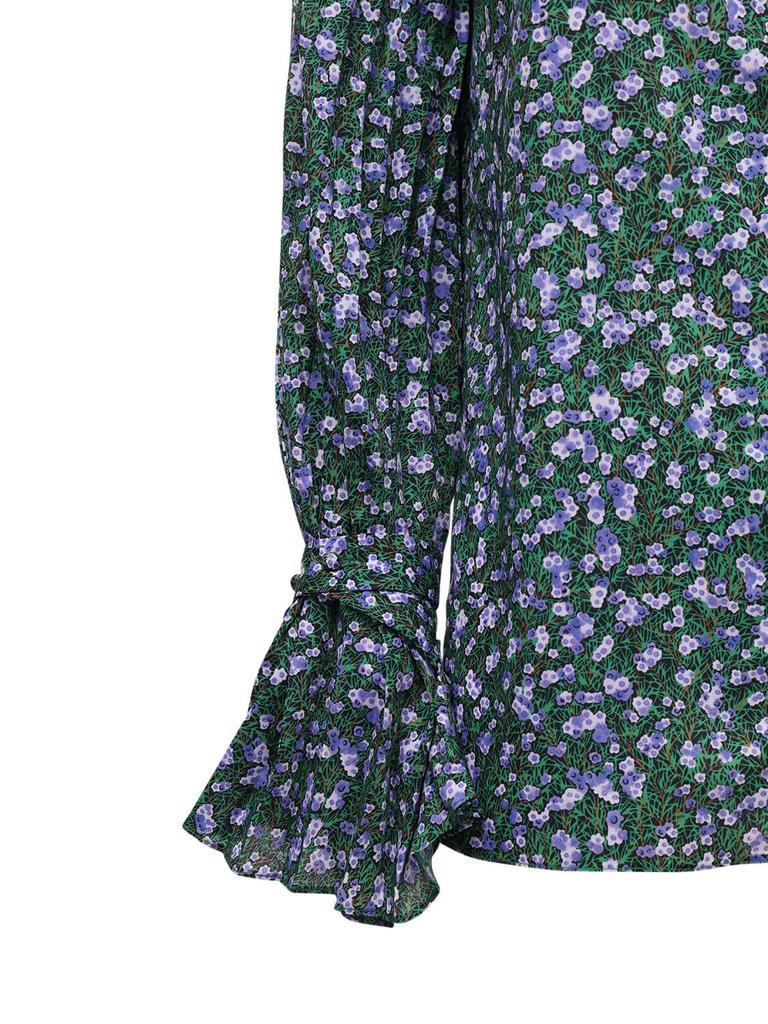 商品Rokh|Floral Print Shirt W/ Pleated Sleeves,价格¥2486,第5张图片详细描述