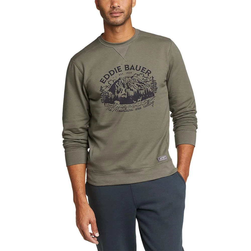 商品Eddie Bauer|Everyday Crew Graphic Sweatshirt - Mountains,价格¥265,第1张图片