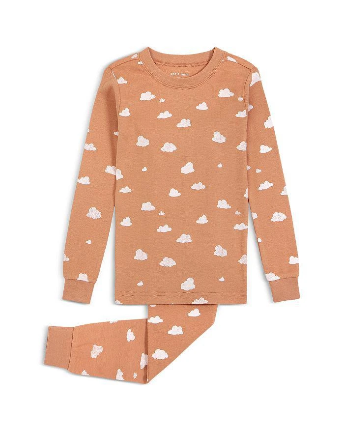 商品Petit Lem|Unisex 2 Piece Cloud Print Pajama Set - Baby,价格¥128,第1张图片