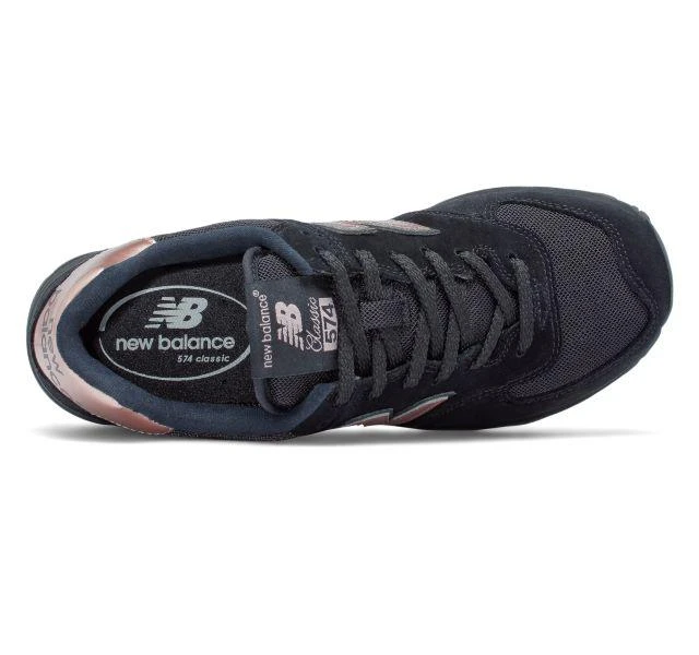 商品New Balance|Women's 574 Molten Metallic 慢跑休闲鞋,价格¥455,第3张图片详细描述
