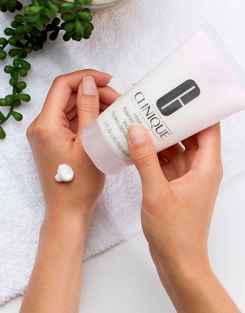 商品Clinique|Clinique All About Clean Rinse-Off Foaming Cleanser 150ml,价格¥281,第4张图片详细描述
