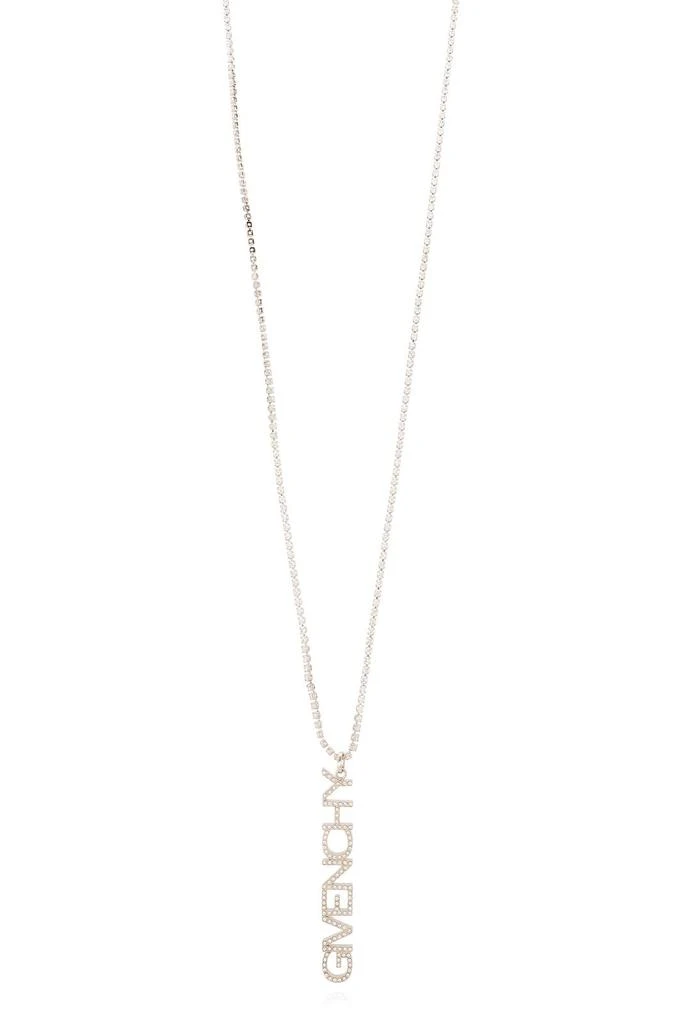 商品Givenchy|Givenchy Logo Charm Necklace,价格¥2826,第1张图片