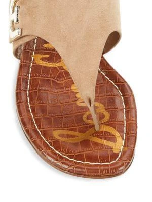 商品Sam Edelman|Barry Suede Flat Sandals,价格¥120,第5张图片详细描述