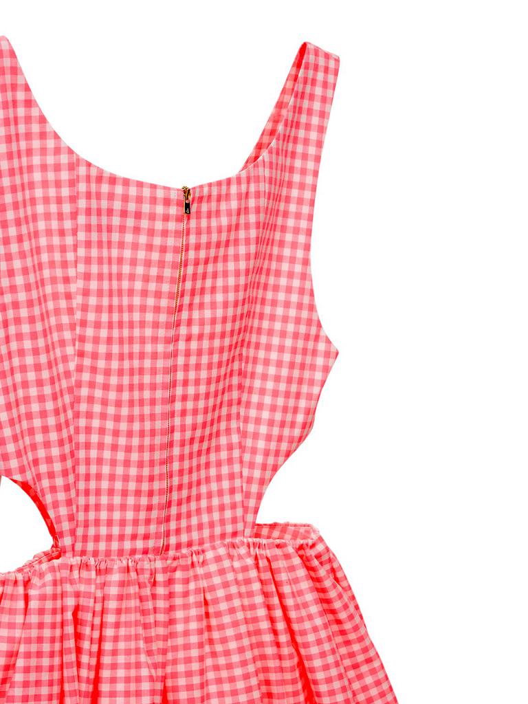 Cotton Gingham Bubble Mini Dress商品第8张图片规格展示