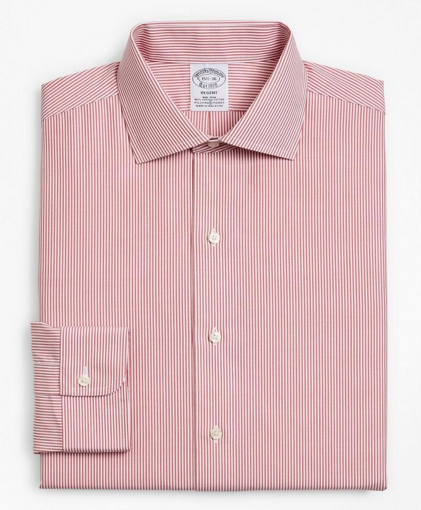 商品Brooks Brothers|Stretch Regent Regular-Fit Dress Shirt, Non-Iron Stripe,价格¥373,第6张图片详细描述