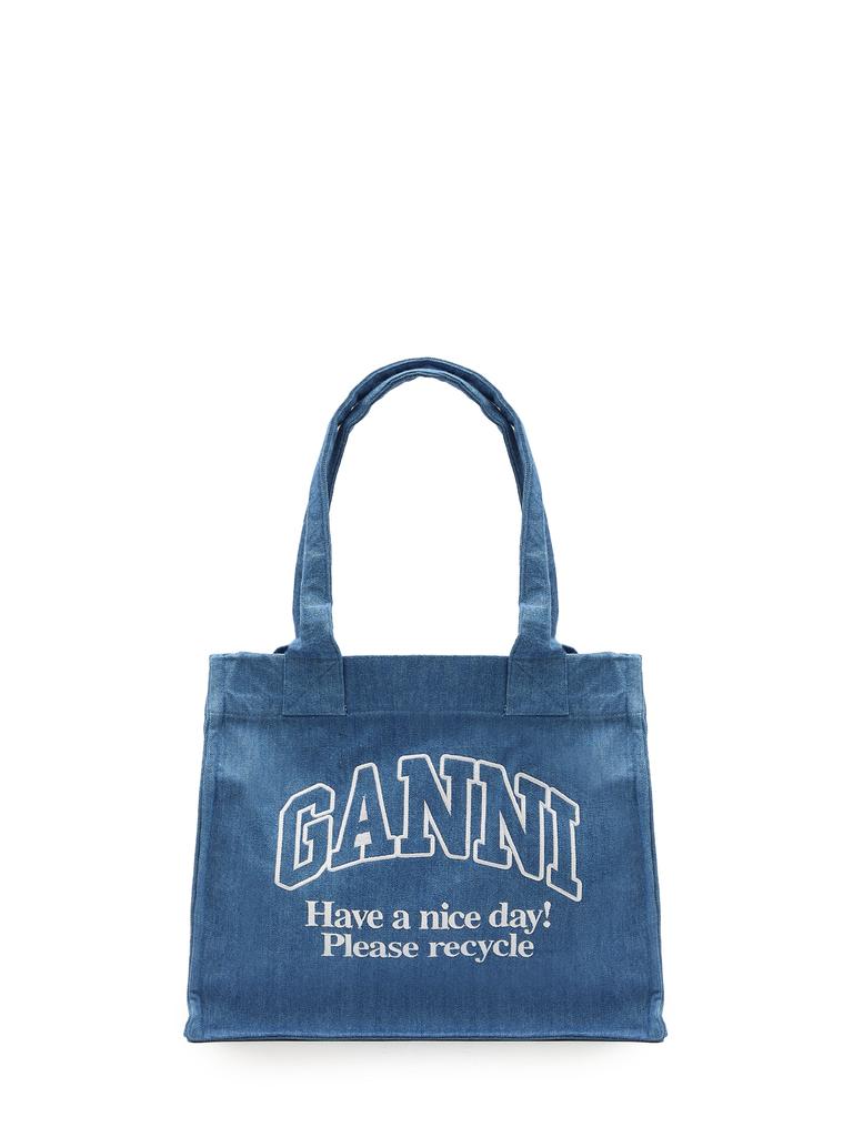 Ganni Denim shopping bag - Tote Bags - BeyondStyle