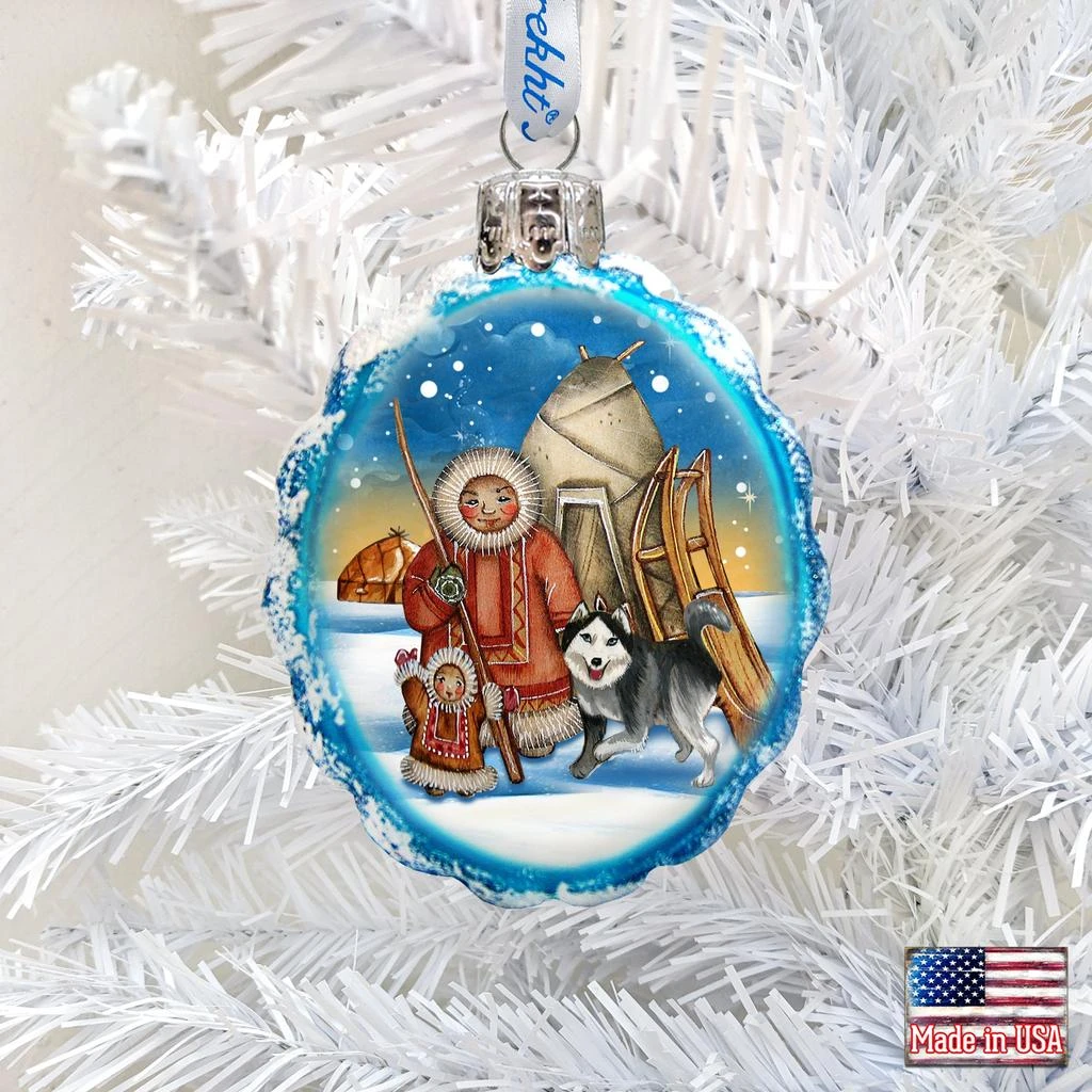 商品Designocracy|Designocracy Eskimo Keepsake Glass Ornament,价格¥198,第3张图片详细描述
