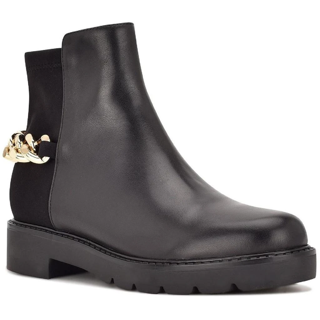 商品Nine West|Nine West Womens Talles Leather Block Heel Ankle Boots,价格¥159,第1张图片