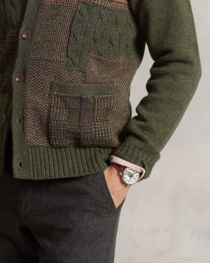 商品Ralph Lauren|Wool Patchwork Regular Fit V Neck Cardigan,价格¥7438,第6张图片详细描述