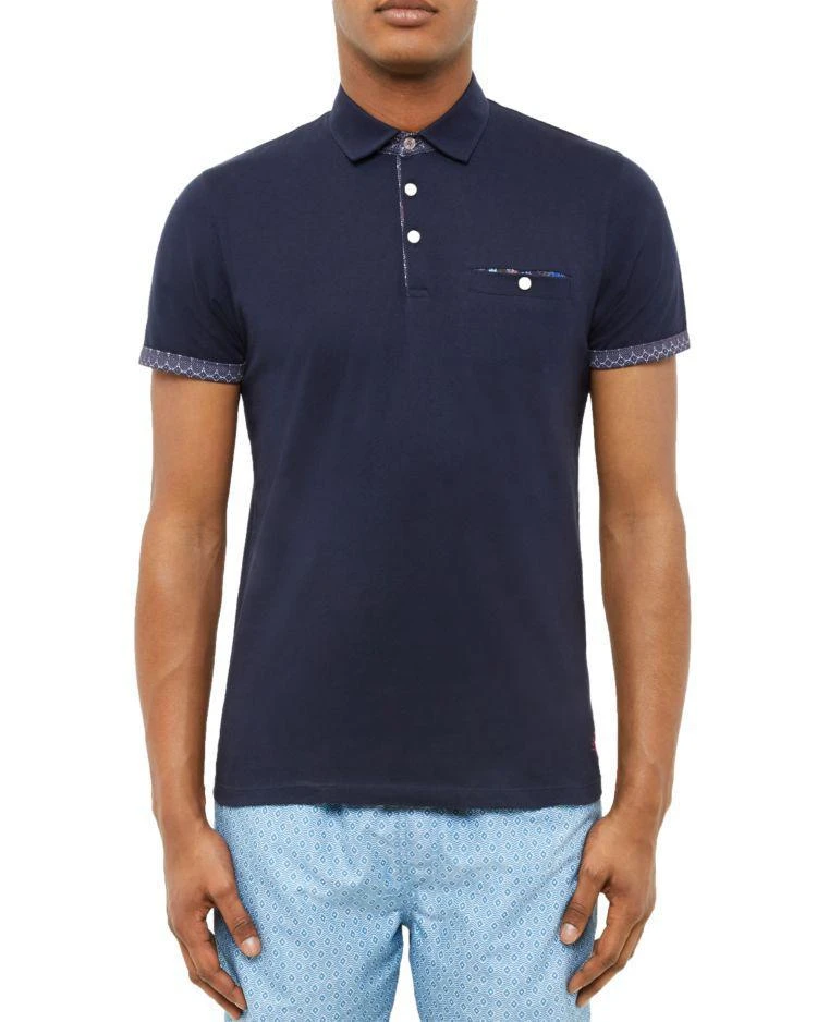 商品Ted Baker London|Themiss Soft Touch Regular Fit Polo,价格¥870,第1张图片