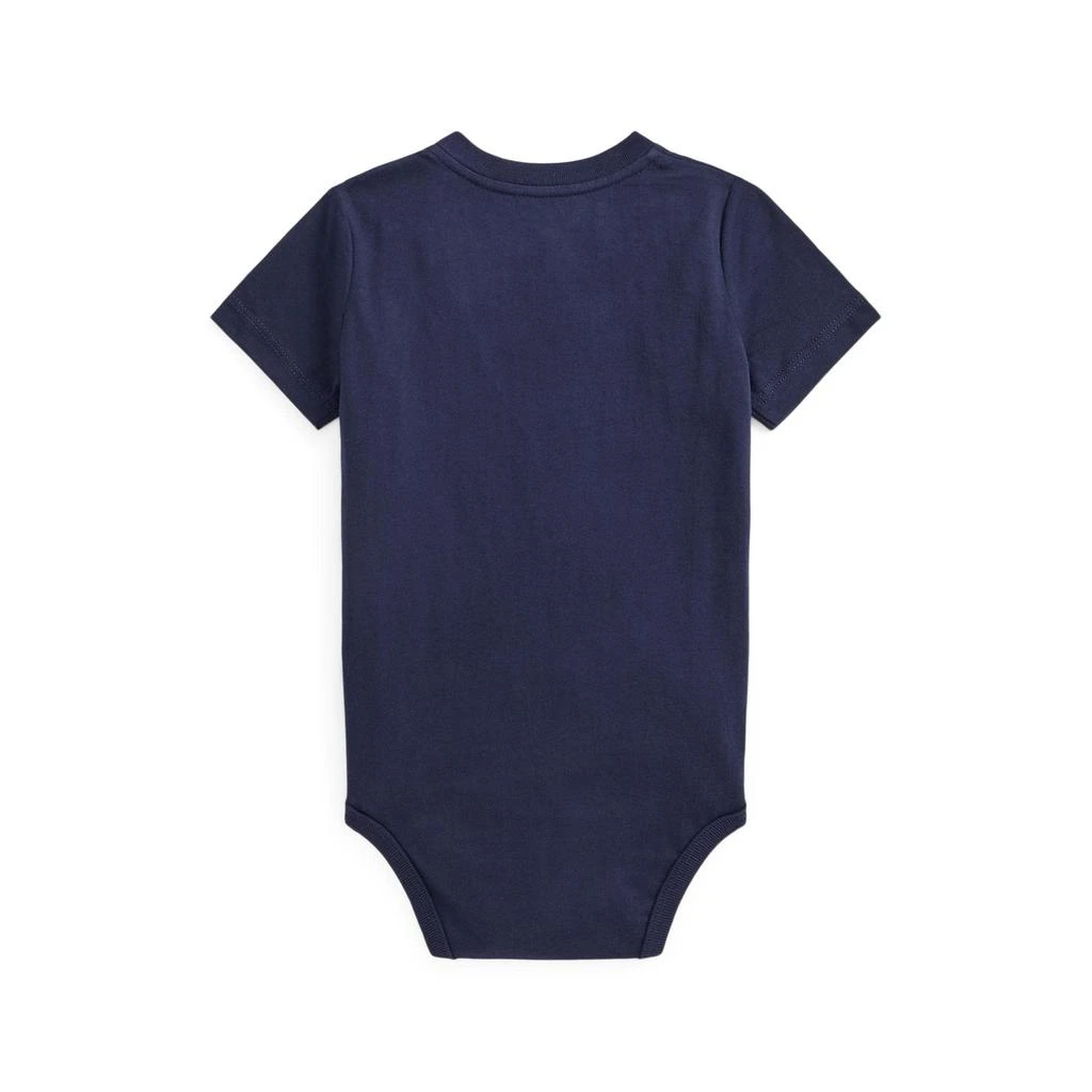 商品Ralph Lauren|Logo Cotton Jersey Bodysuit (Infant),价格¥143,第2张图片详细描述