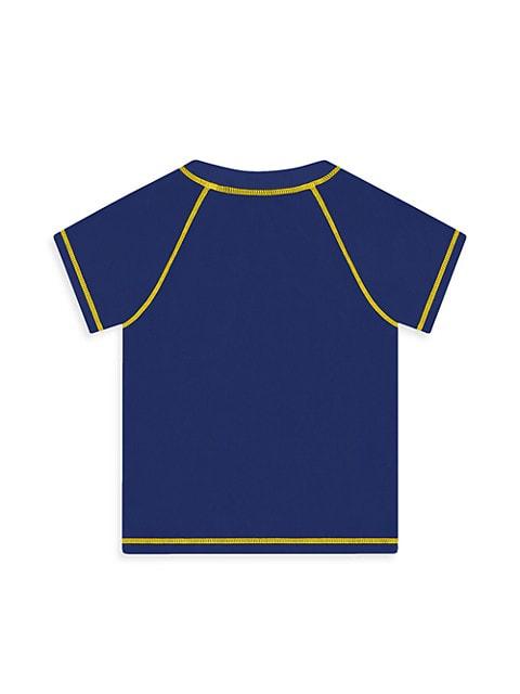 Little Boy's 2-Piece Rashguard T-Shirt & Boardshort Set商品第4张图片规格展示