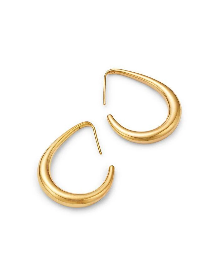 商品Bloomingdale's Fine Collection|Bloomingdale's Polished Graduated Electroform Medium Hoop Earrings in 14K Yellow Gold,价格¥6618,第3张图片详细描述