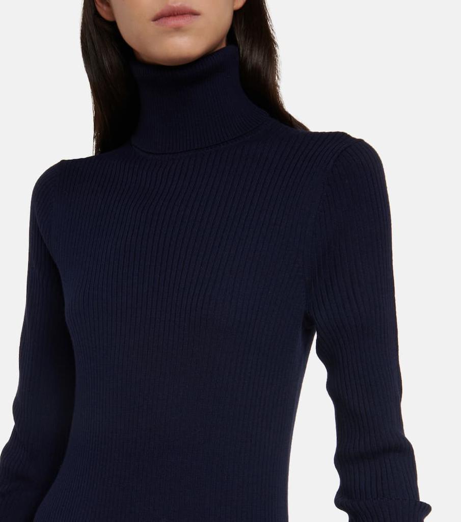 商品Ralph Lauren|条纹高领毛衣式连衣裙,价格¥2230,第6张图片详细描述