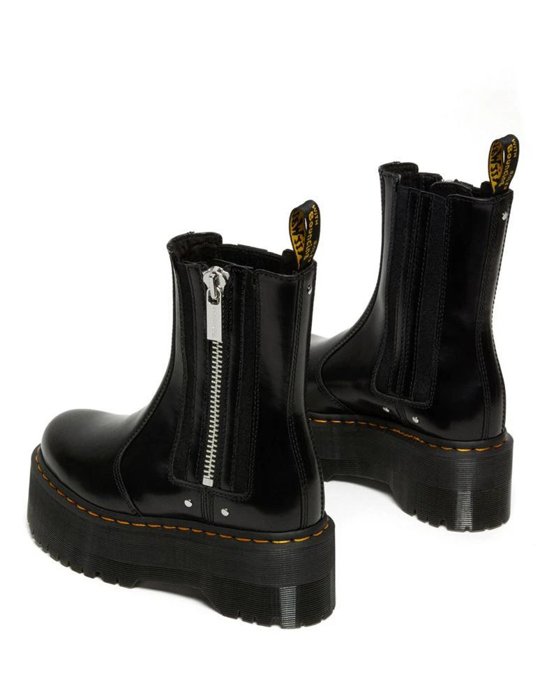商品Dr. Martens|Dr Martens 2976 Max flatform ankle boot with zip in black,价格¥1364,第4张图片详细描述