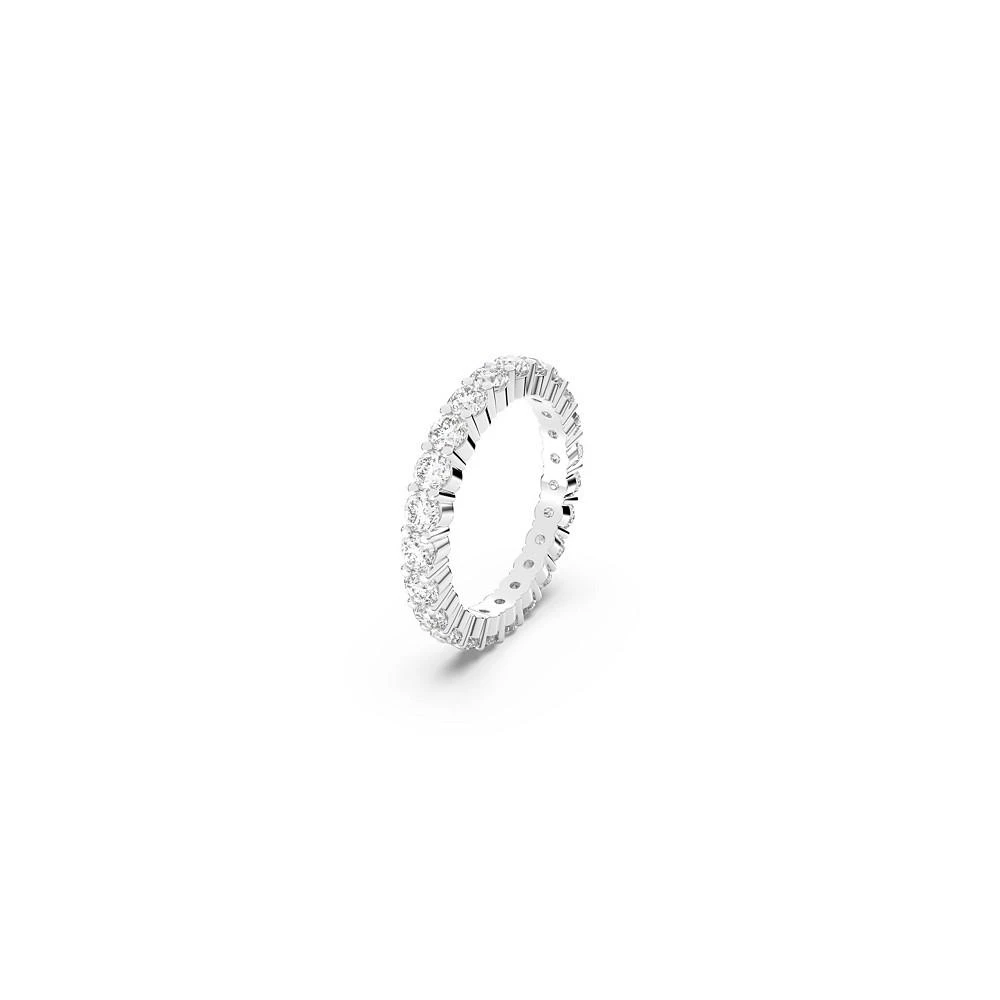 商品Swarovski|Vittore Xl Round Cut Rhodium Plated Ring,价格¥562,第2张图片详细描述