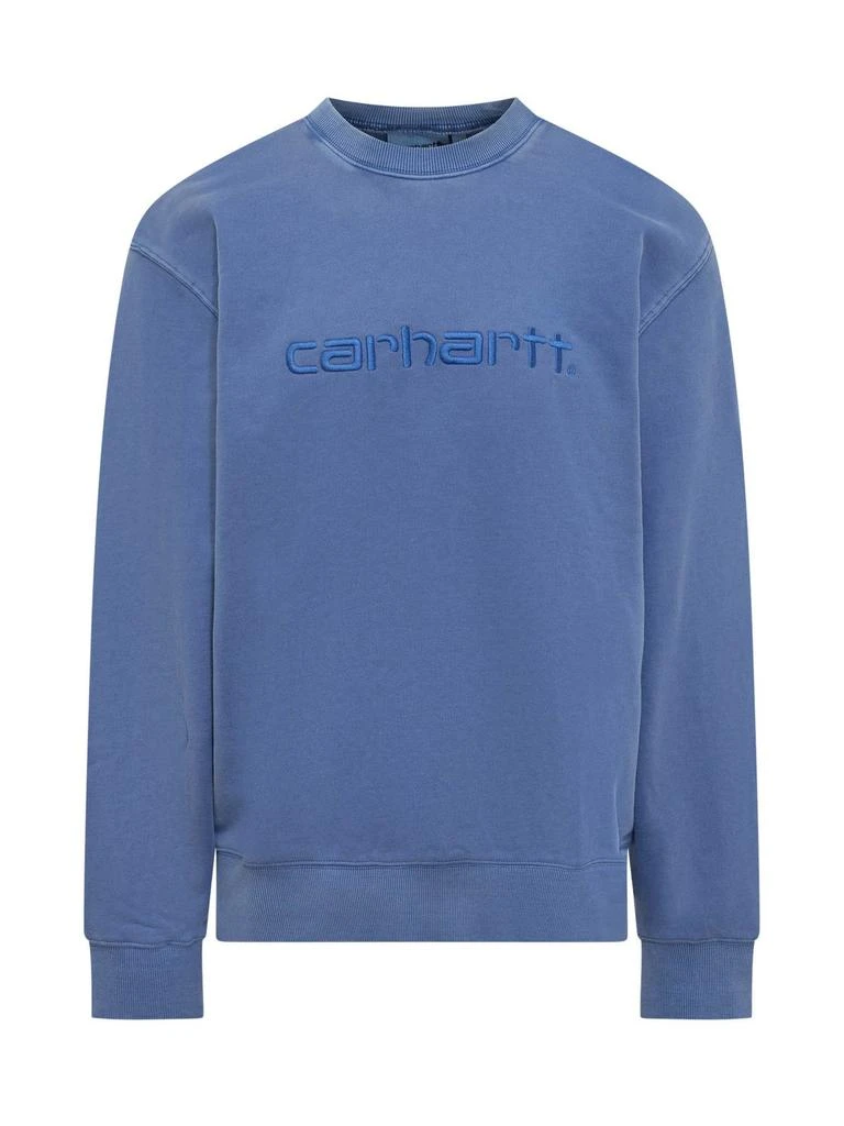 商品Carhartt WIP|Carhartt WIP Logo Embroidered Crewneck Sweatshirt,价格¥718,第1张图片