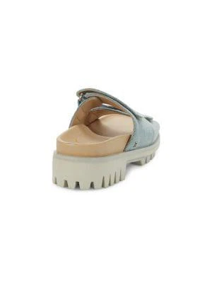 商品Sam Edelman|Eliana Denim Slides,价格¥108,第3张图片详细描述